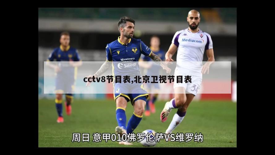 cctv8节目表,北京卫视节目表